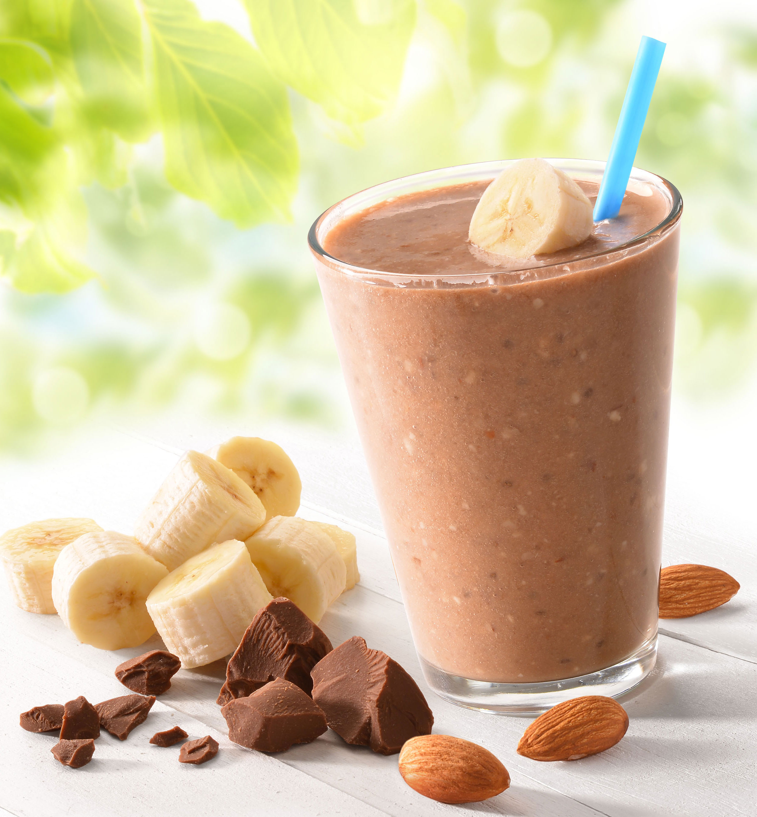 mike wepplo photoreal photography chocolate banana smoothie