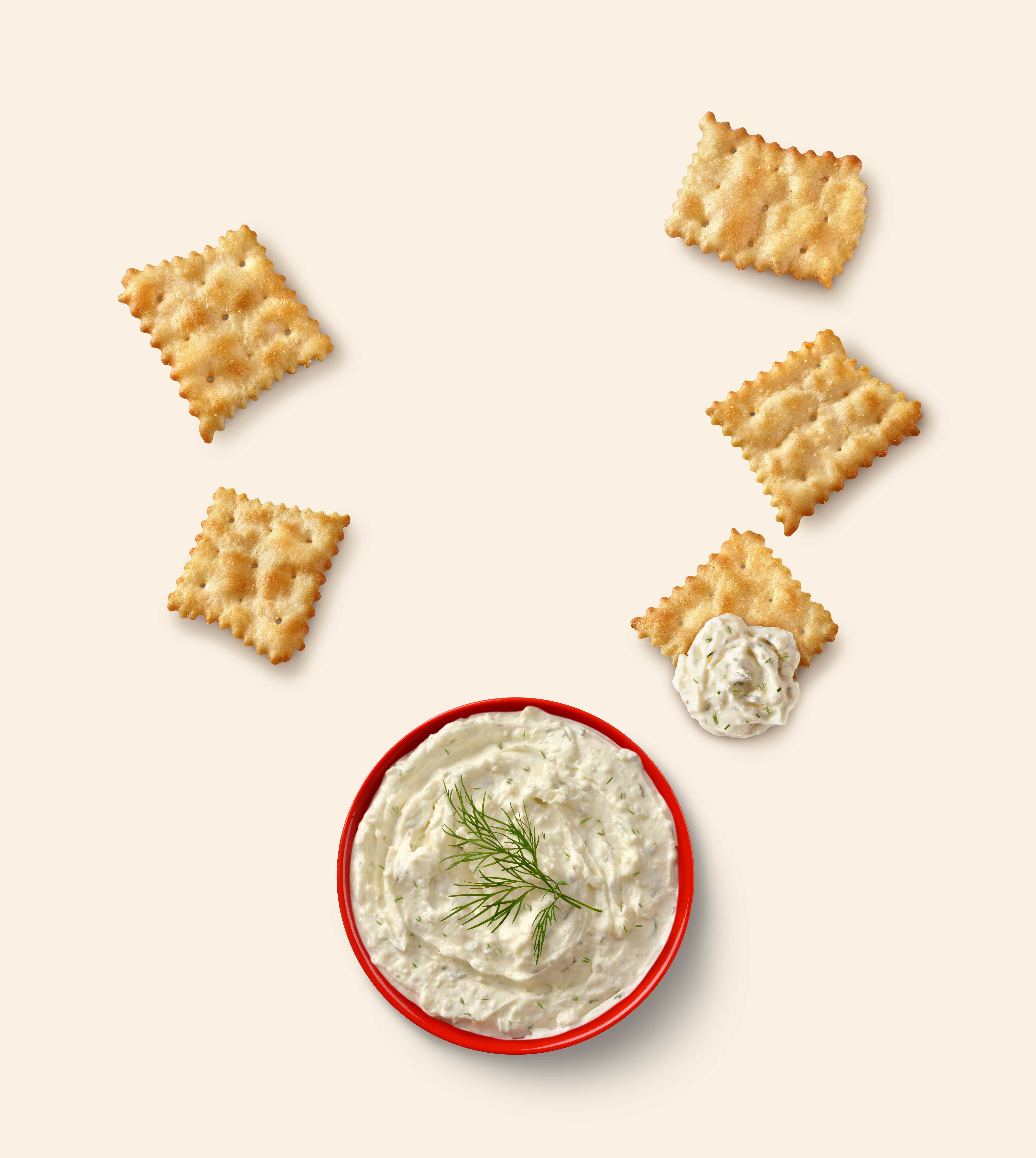 mike wepplo photoreal photography feta and dill dip and crackers