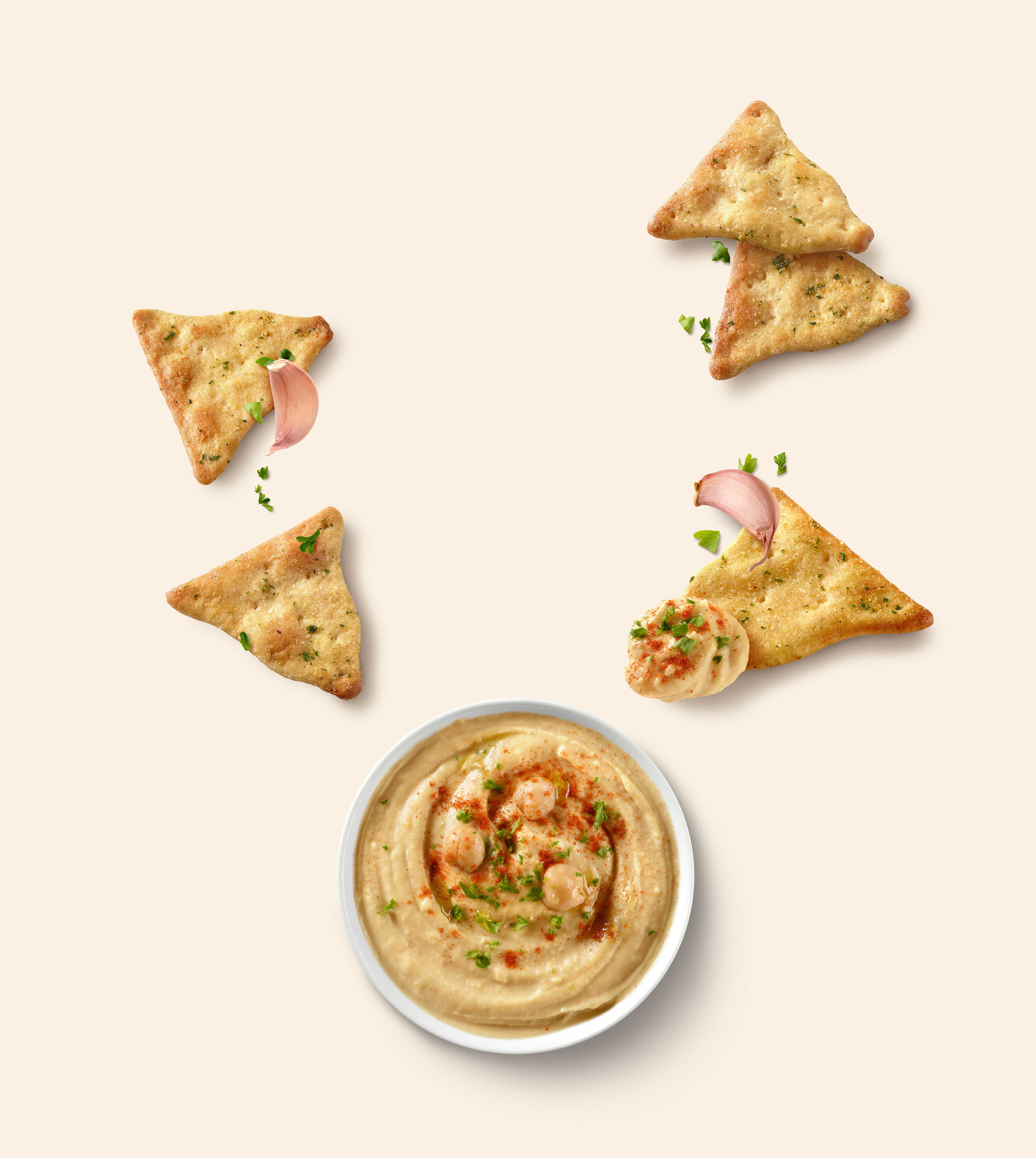 mike wepplo photoreal photography garlic herb pita chips