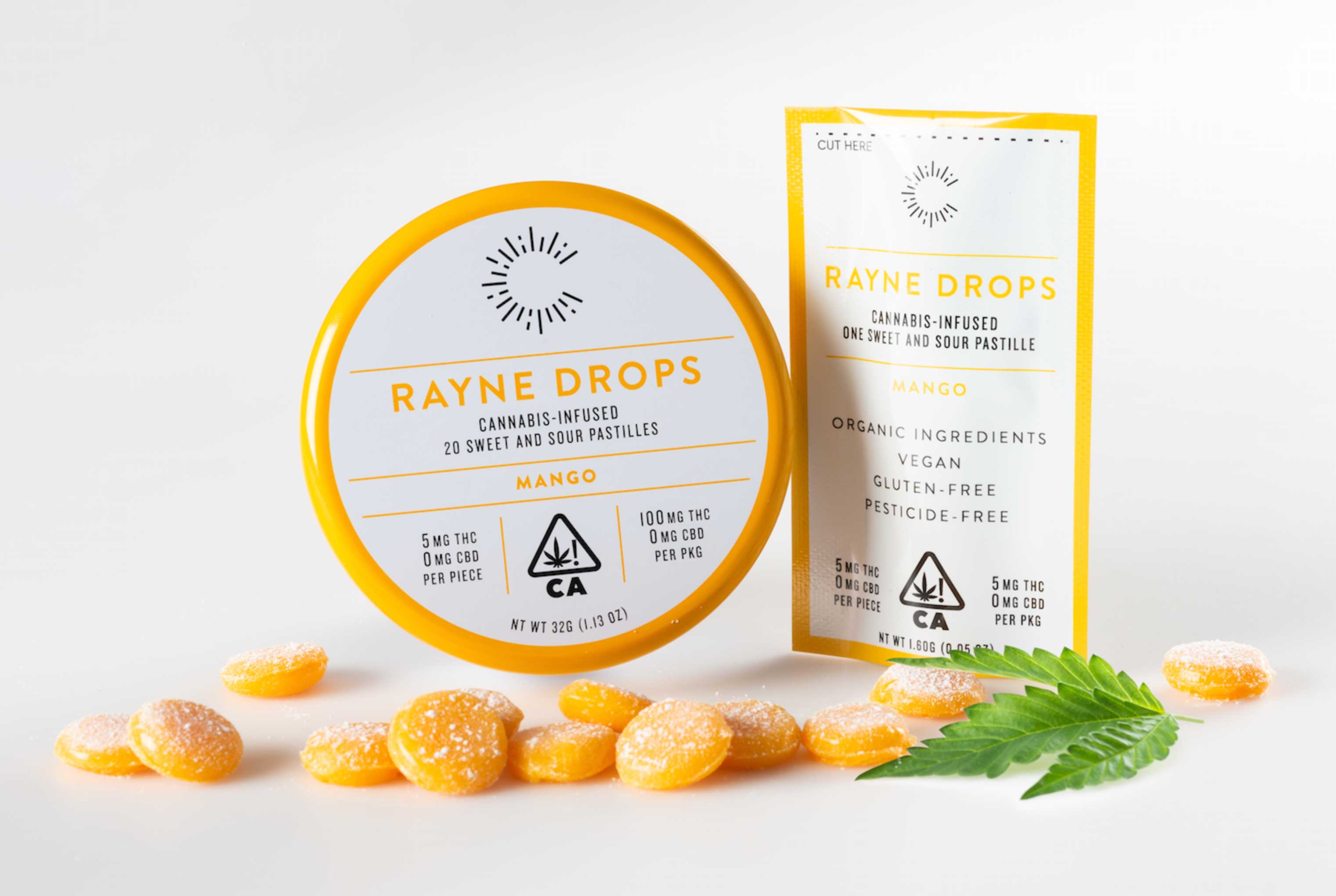 mike wepplo cannabis photography Rayne Drops Mango flavor