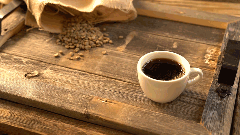 mike wepplo motion graphics steaming cup of coffee