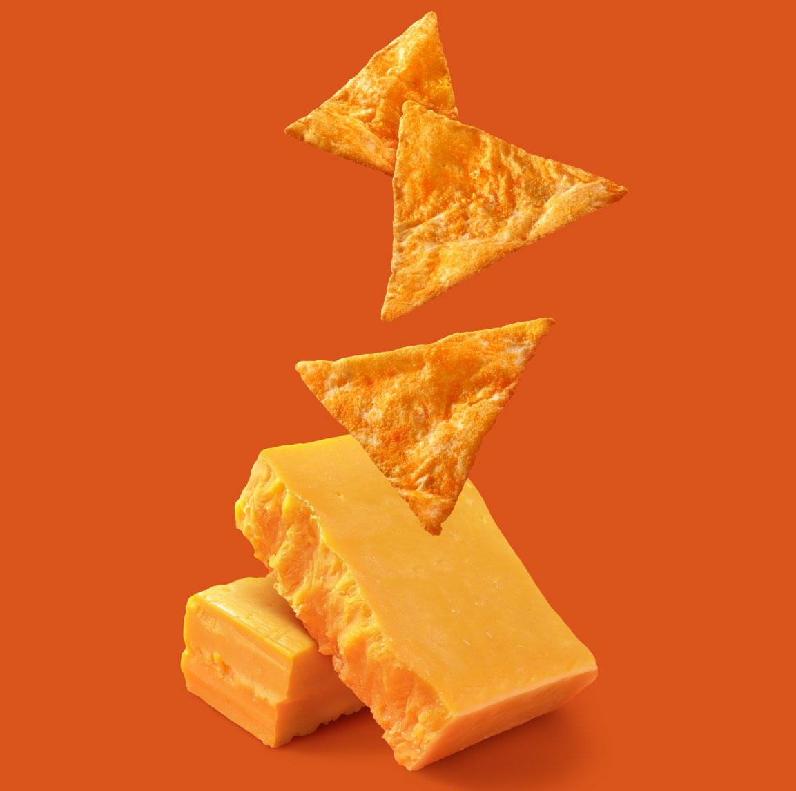 mike wepplo photoreal photography cheese cubes and chips