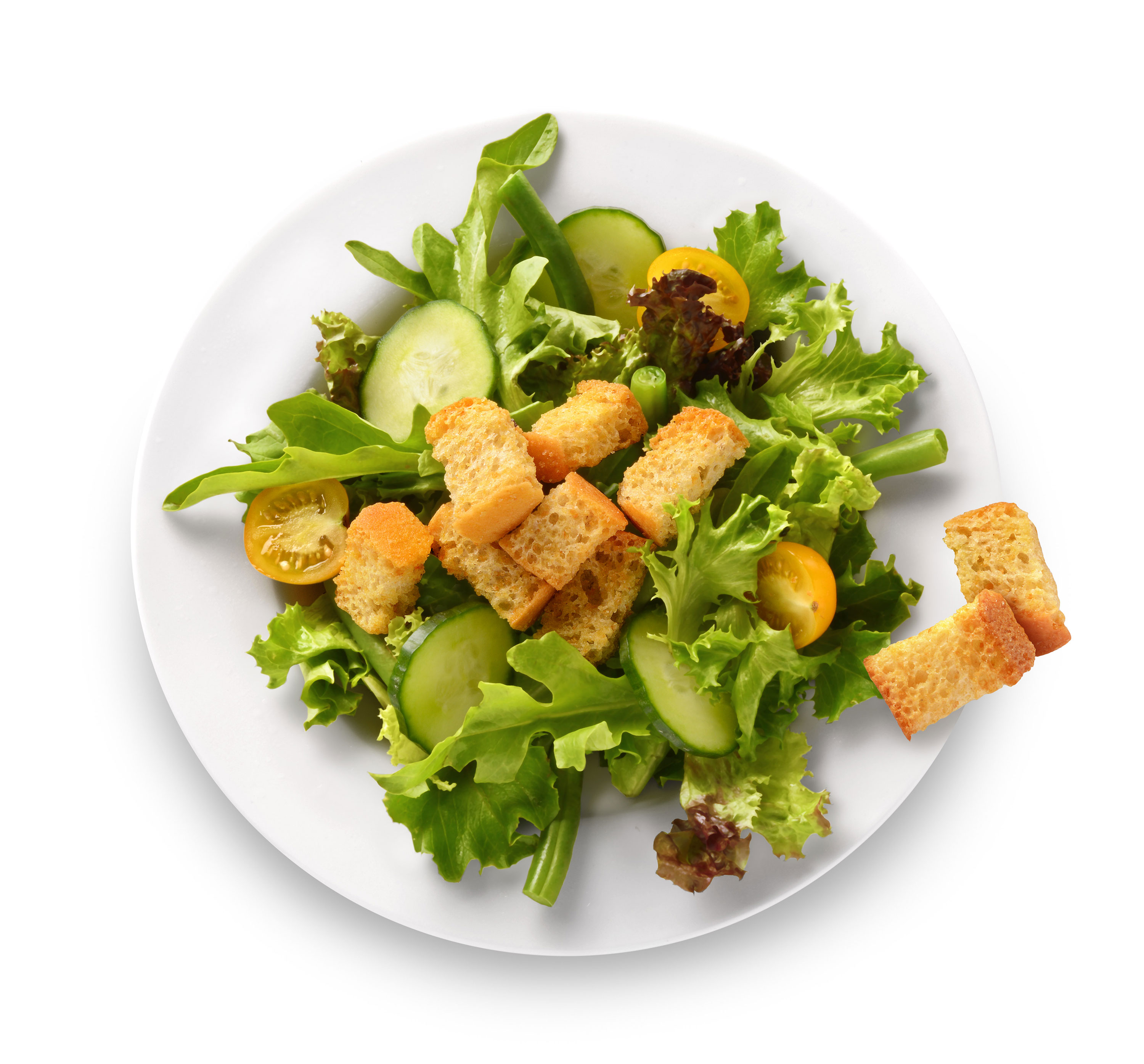 mike wepplo photoreal photography salad cucumbers croutons