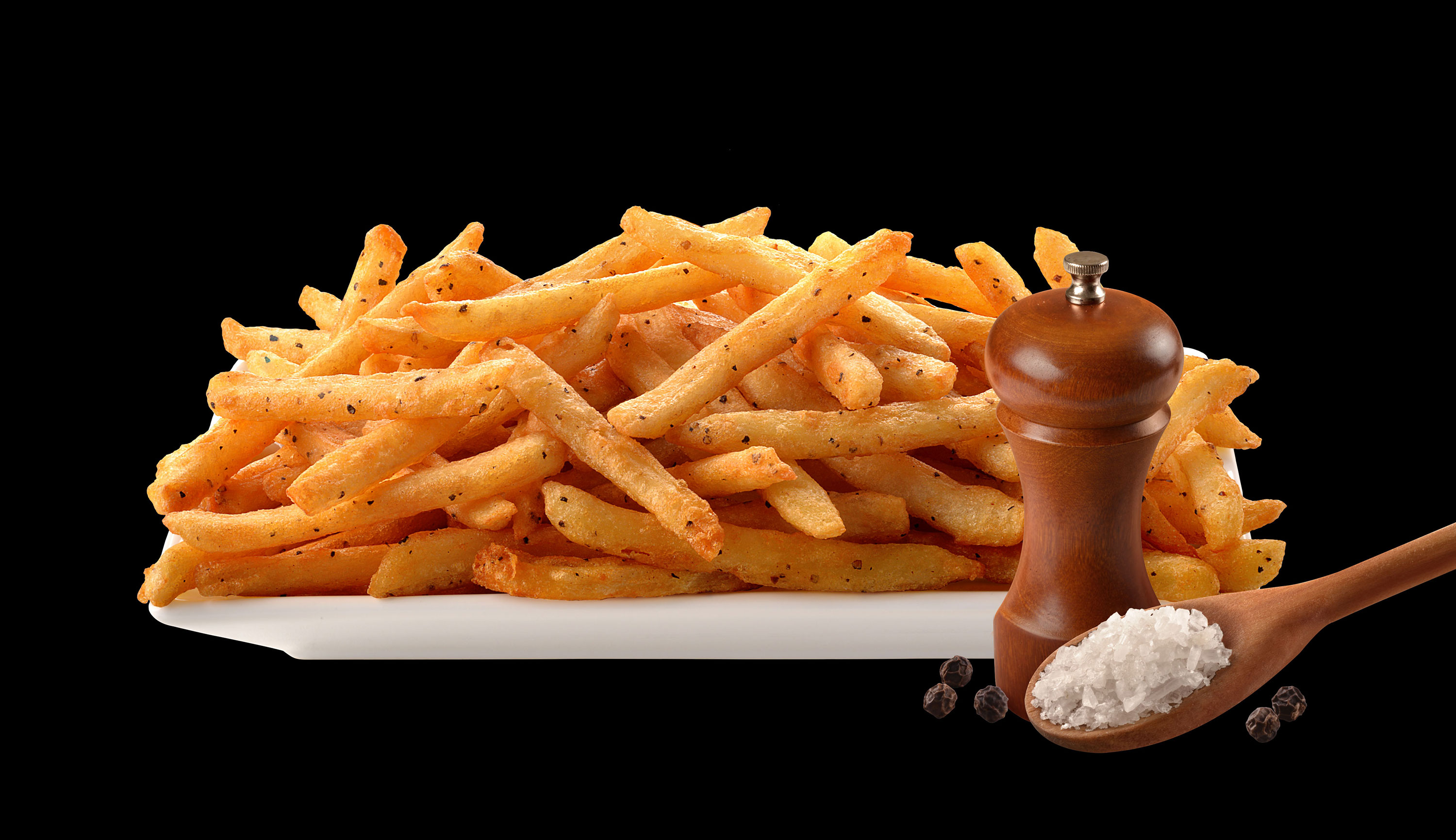 mike wepplo photoreal photography salt and pepper fries